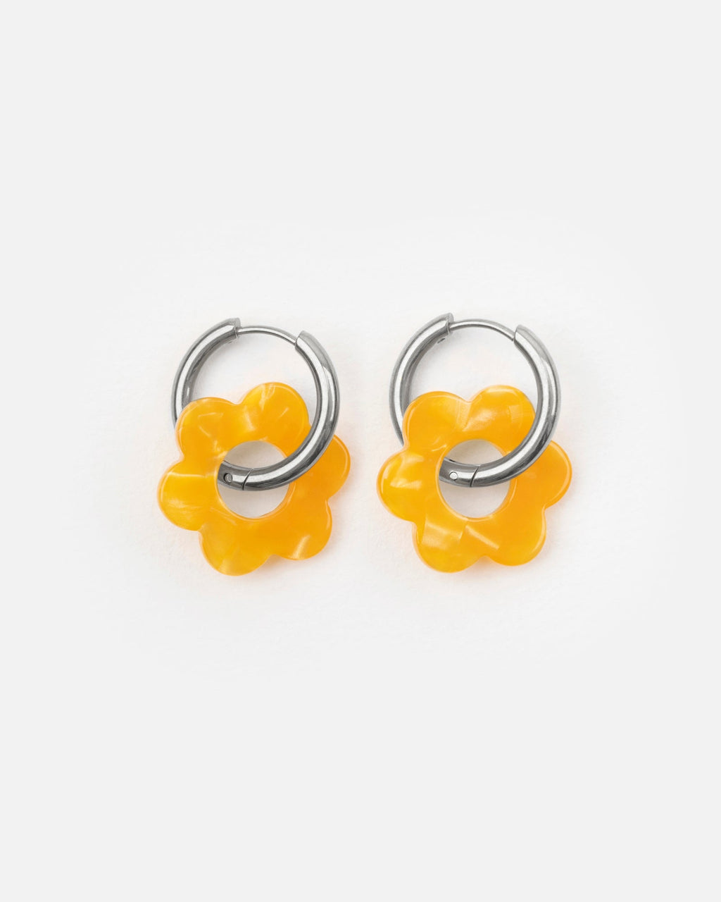Boucles D'Oreilles Baby Fleurette - Abricot