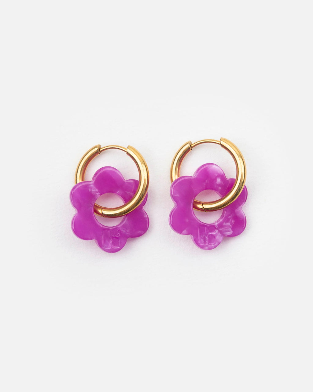 Boucles D'Oreilles Baby Fleurette - Açaï