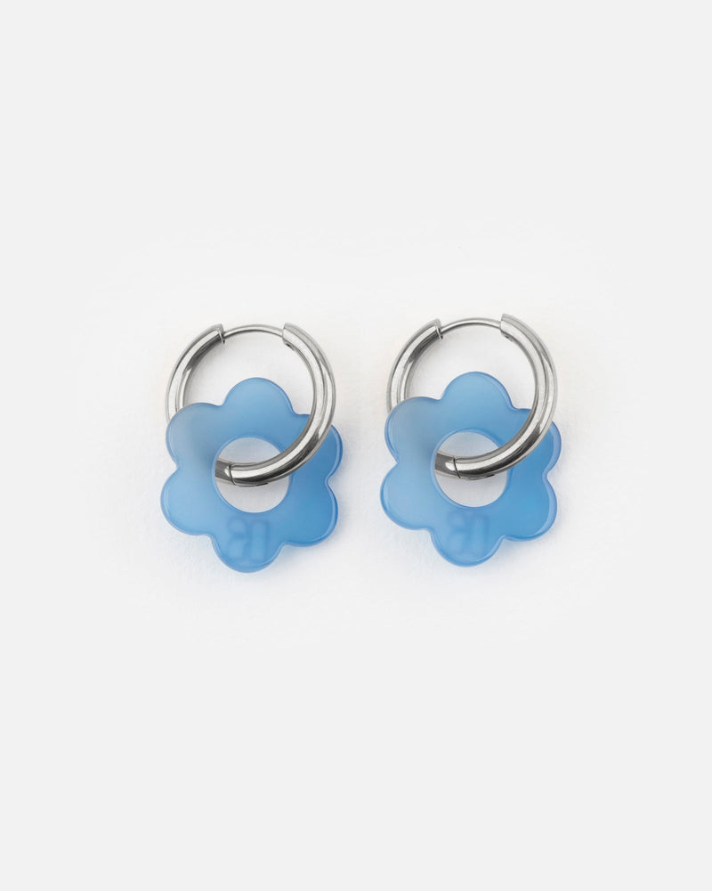 Baby Fleurette Earrings - Blue