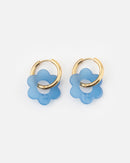 Baby Fleurette Earrings - Blue