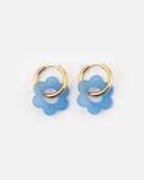 Baby Fleurette Earrings - Blue