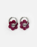 Baby Fleurette Earrings - Cherry