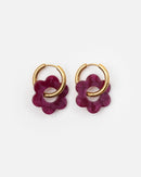 Baby Fleurette Earrings - Cherry