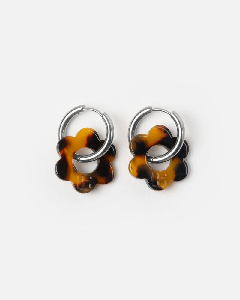 Baby Fleurette Earrings - Tortoiseshell
