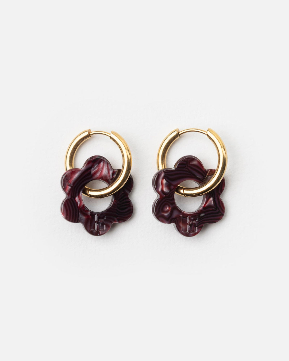 Orecchini Baby Fleurette - Vinaccia