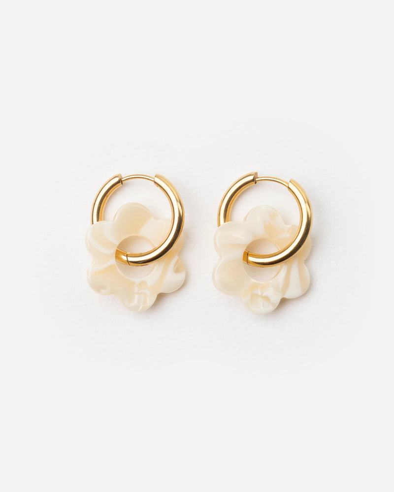Baby Fleurette Earrings - Nude