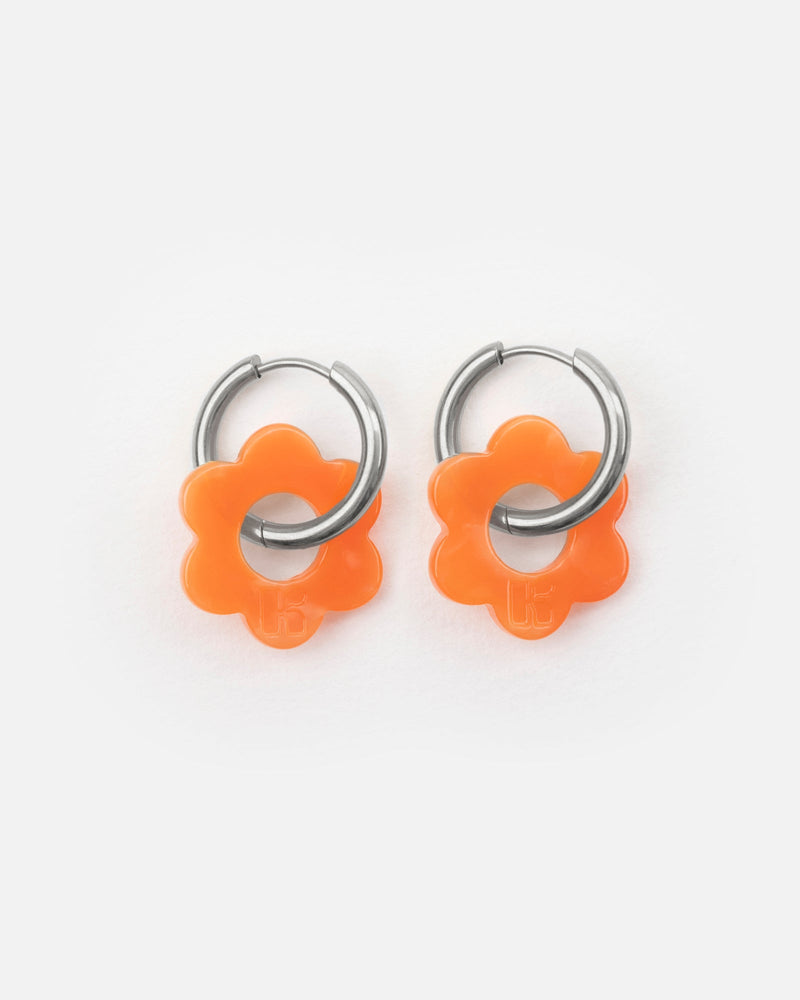 Baby Fleurette Earrings - Orange