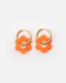 Baby Fleurette Earrings - Orange