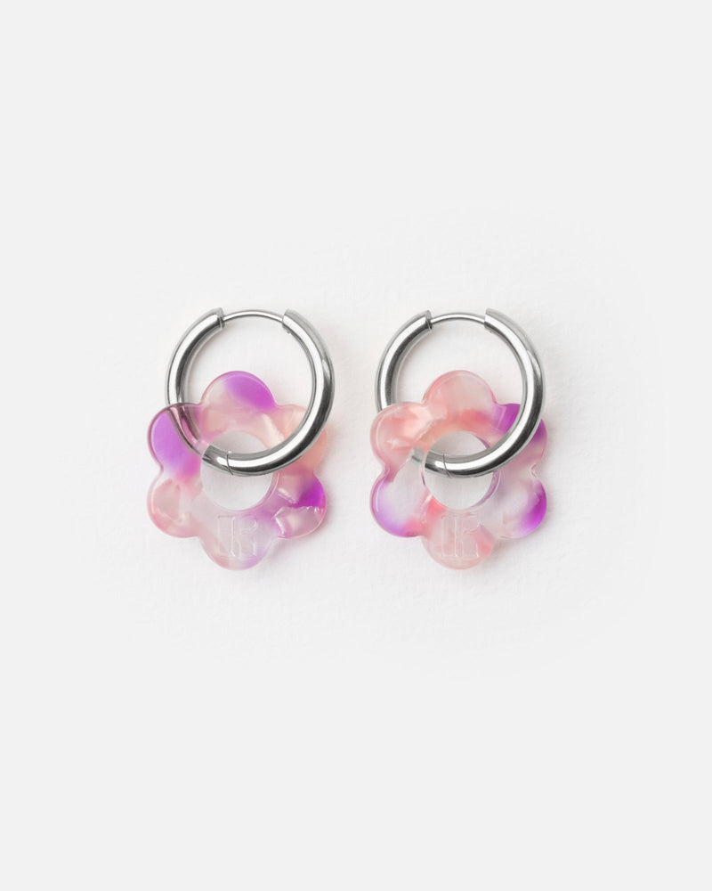 Baby Fleurette Earrings - Pink