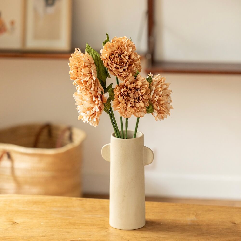 Beige Paper Dahlia