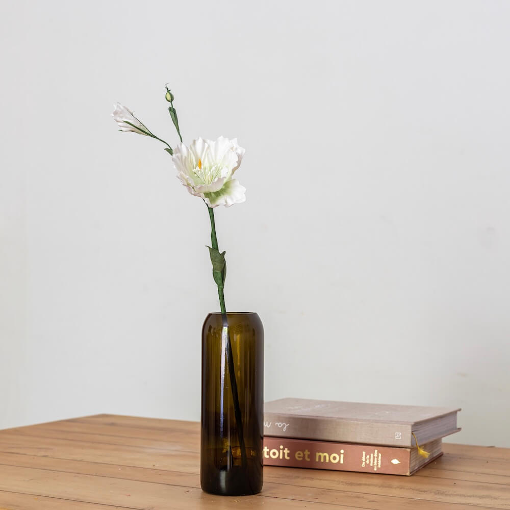 Lisianthus En Papier Blanc