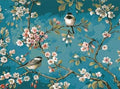 Pintura por números - Flores y pájaros 2