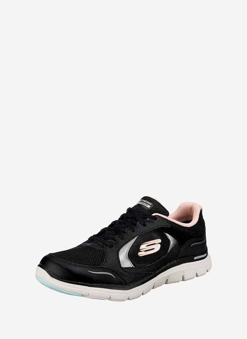 Skechers - Baskets Flex Appeal 4.0 - Noir Rose Pale - Femme