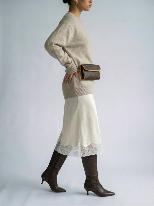 Bolso de mano florentino vintage con monograma de Louis Vuitton