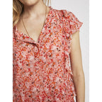 Berenice - Blusa Salmón y Naranja
