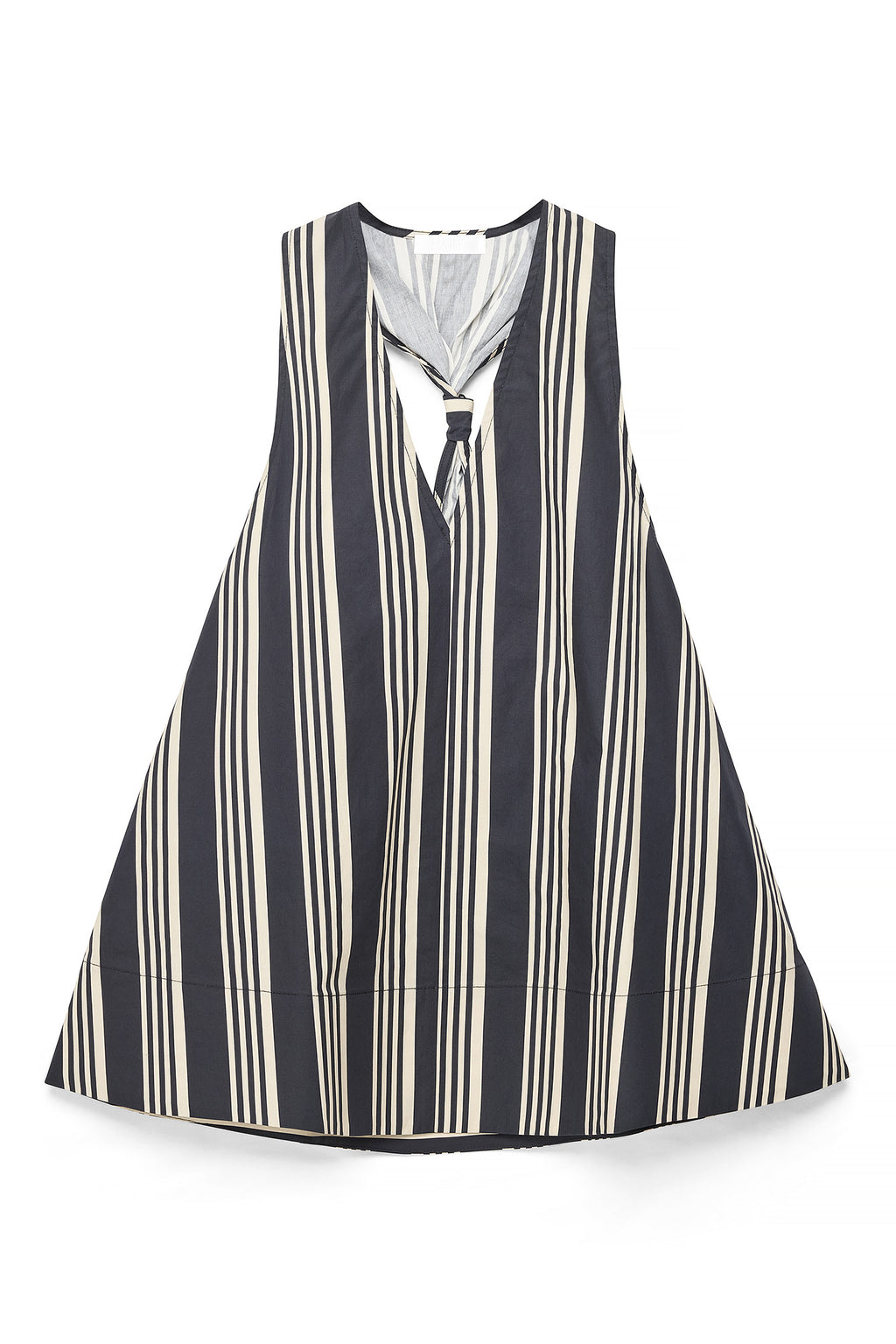 Top fluido con dettaglio sulla schiena - A righe