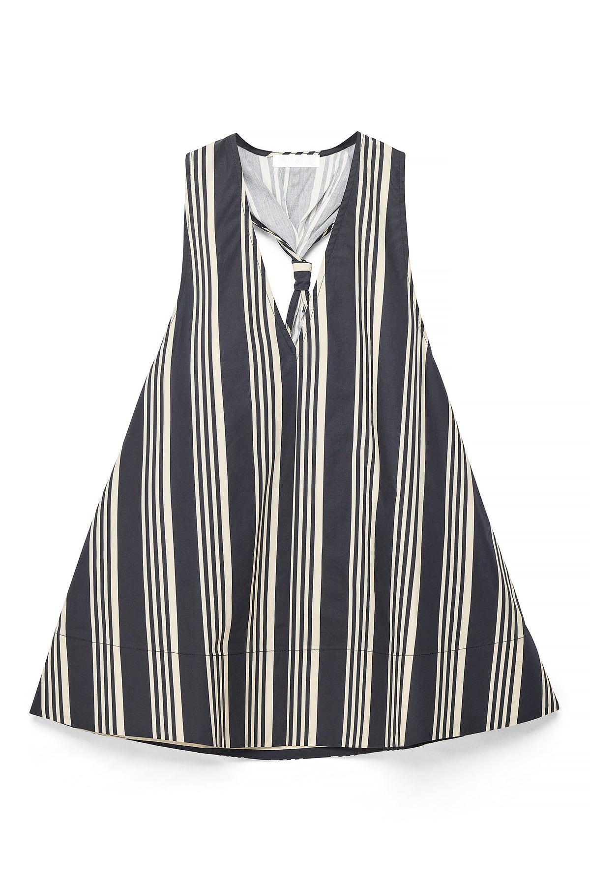 Top fluido con dettaglio sulla schiena - A righe