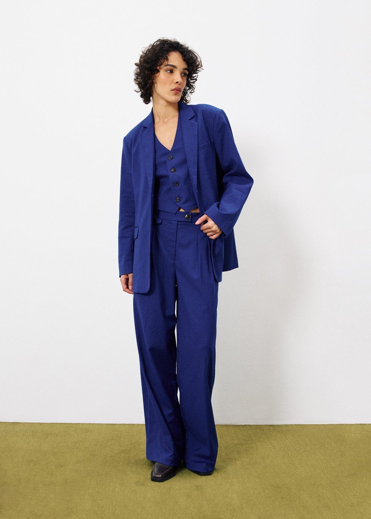 Blazer Samira - Bleu Electrique