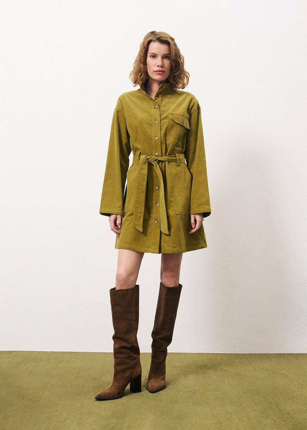 Robe Cloelia - Olive