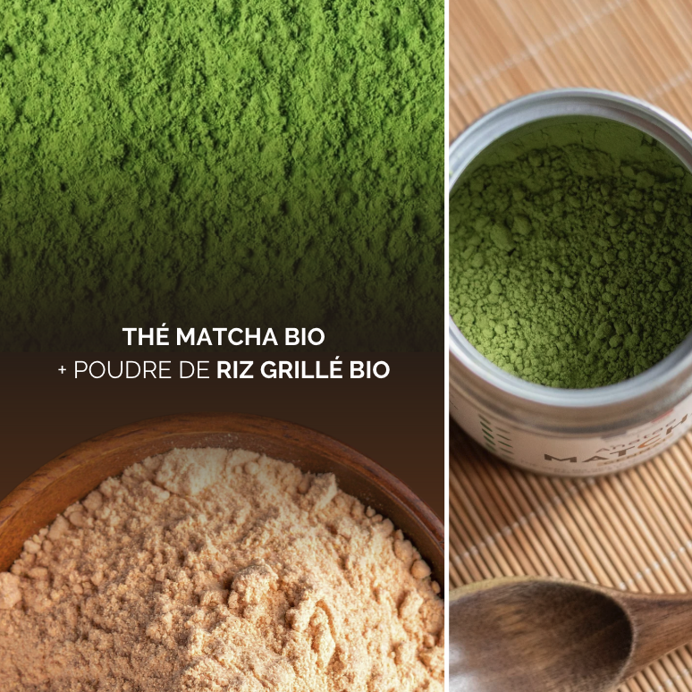 ingrédients thé matcha genmai