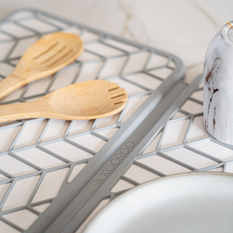 Double Égouttoir En Pierre De Diatomite - 2 Coloris