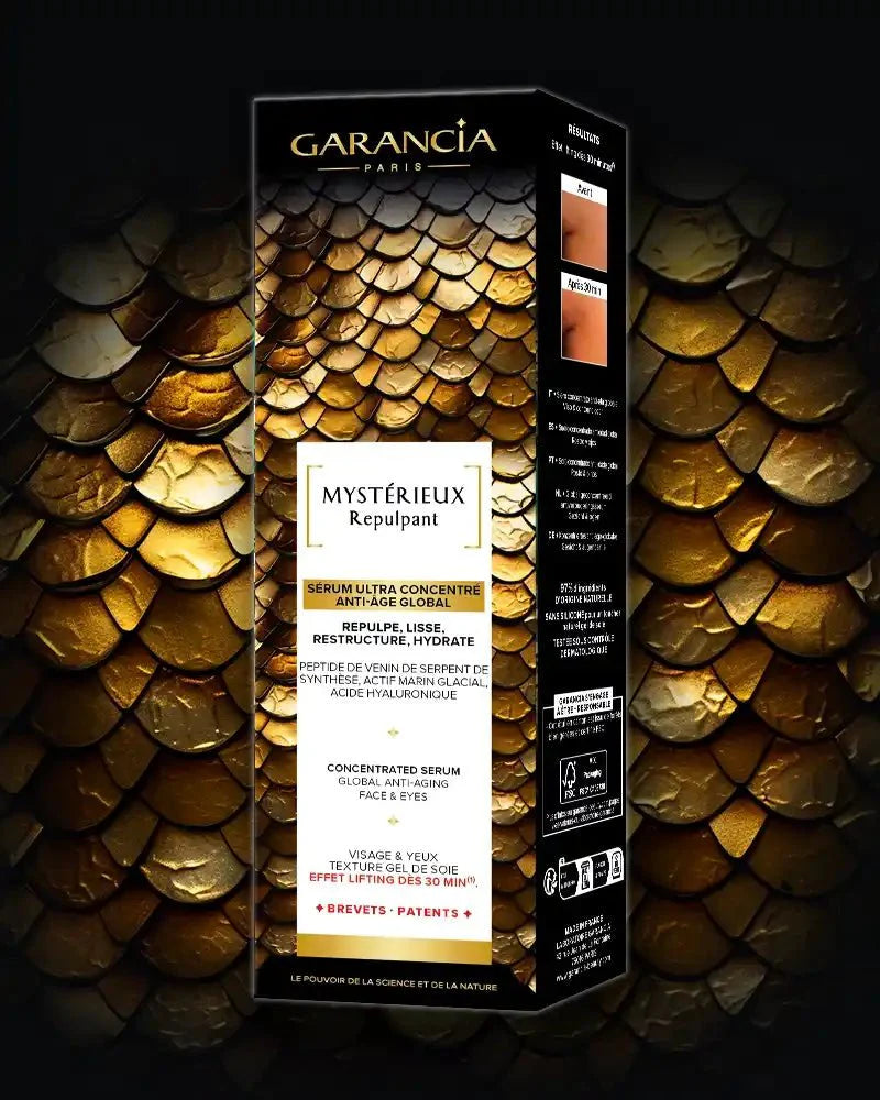 Packaging mystérieux repulpant Laboratoire Garancia 