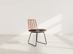 Forenza - Set Of 4 Chairs - Rattan Effect/Wood And Black Colour - Black / Wood