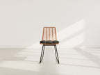 Forenza - Set Of 4 Chairs - Rattan Effect/Wood And Black Colour - Black / Wood