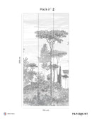 Pine Forests Fresco - Grigio Umbro