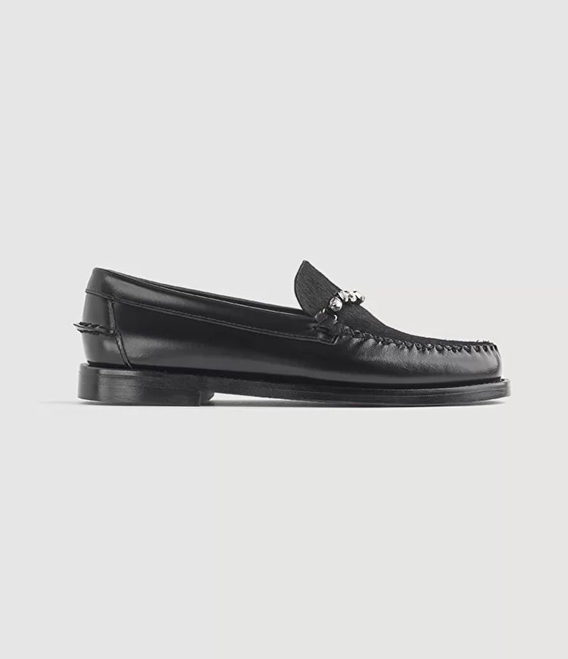 Forte Forte - Mocassins Strass Black, Collaboration Forte Forte X Sebago - Femme