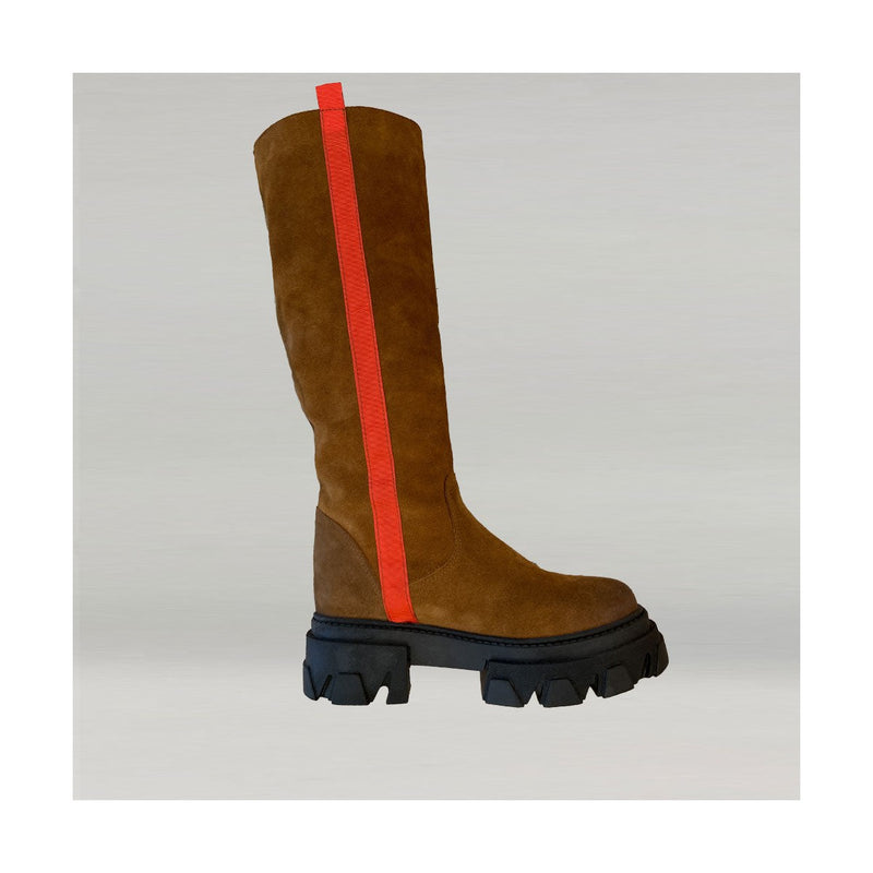 Bottes Ann Tuil Foster - Nubuck Camel Cigare