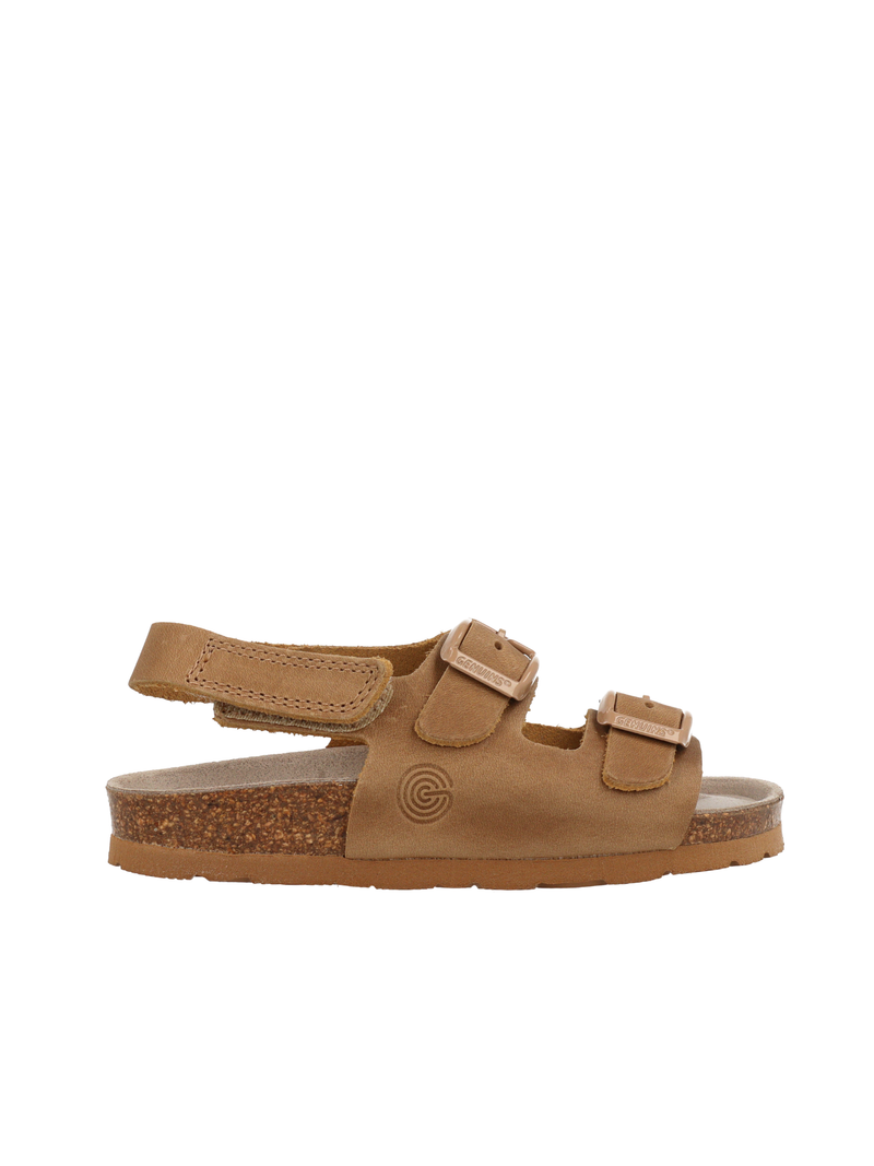 Sandalias Kindu de piel engrasada Clay