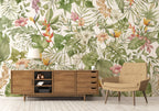 Affresco Foresta Tropicale - Arancione