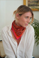 Foulard En Soie Ben Girafe 60 X 60