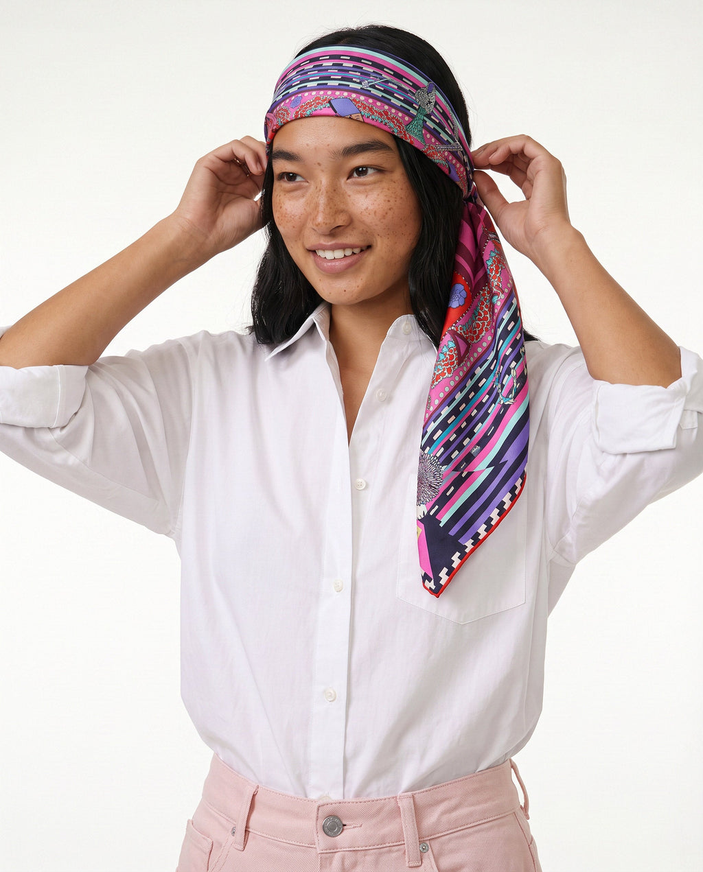 Pañuelo Dior Multicolor Oriente