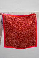 Foulard En Soie Ben Girafe 60 X 60