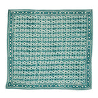 Foulard Indien - Awisha Blue Green