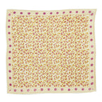 Foulard Indien - Léopard Ecru/Kiwi