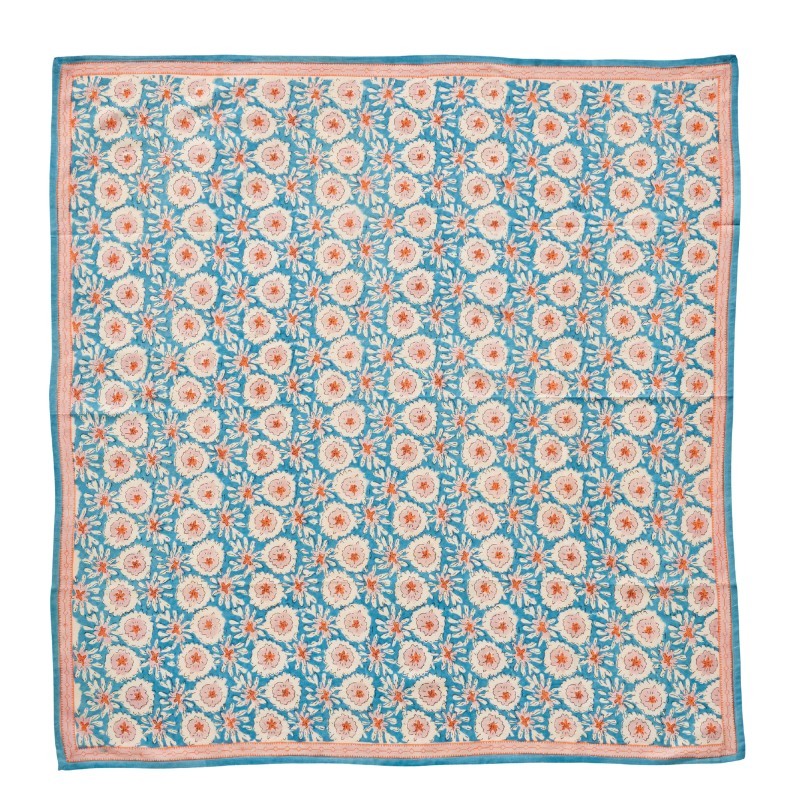 Foulard Indien - Margote Bleu