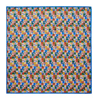 Foulard Indien - Patchy Blue
