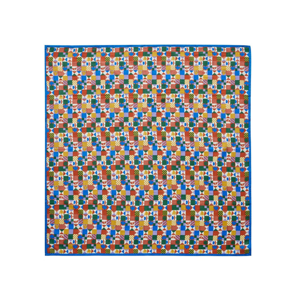 Foulard indiano - Patchy Blue