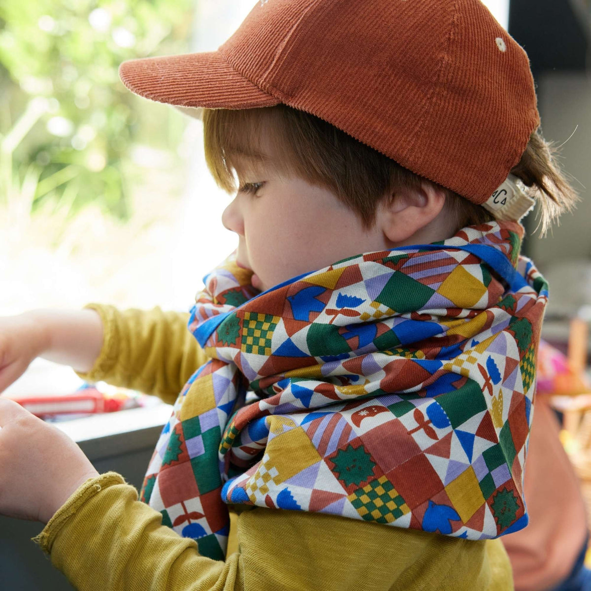Foulard Indien - Patchy Blue