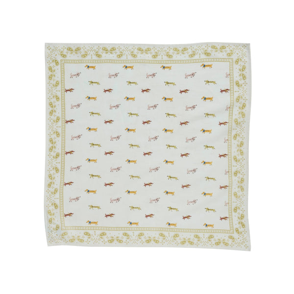Indian Scarf - Teckel Ecru