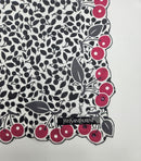 Foulard Bandana Vintage Ysl Yves Saint Laurent À Motif Baies Roses