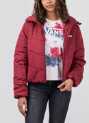 Vans - Blouson Foundry Puffer - Pomegranate - Femme