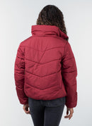 Vans - Blouson Foundry Puffer - Pomegranate - Femme