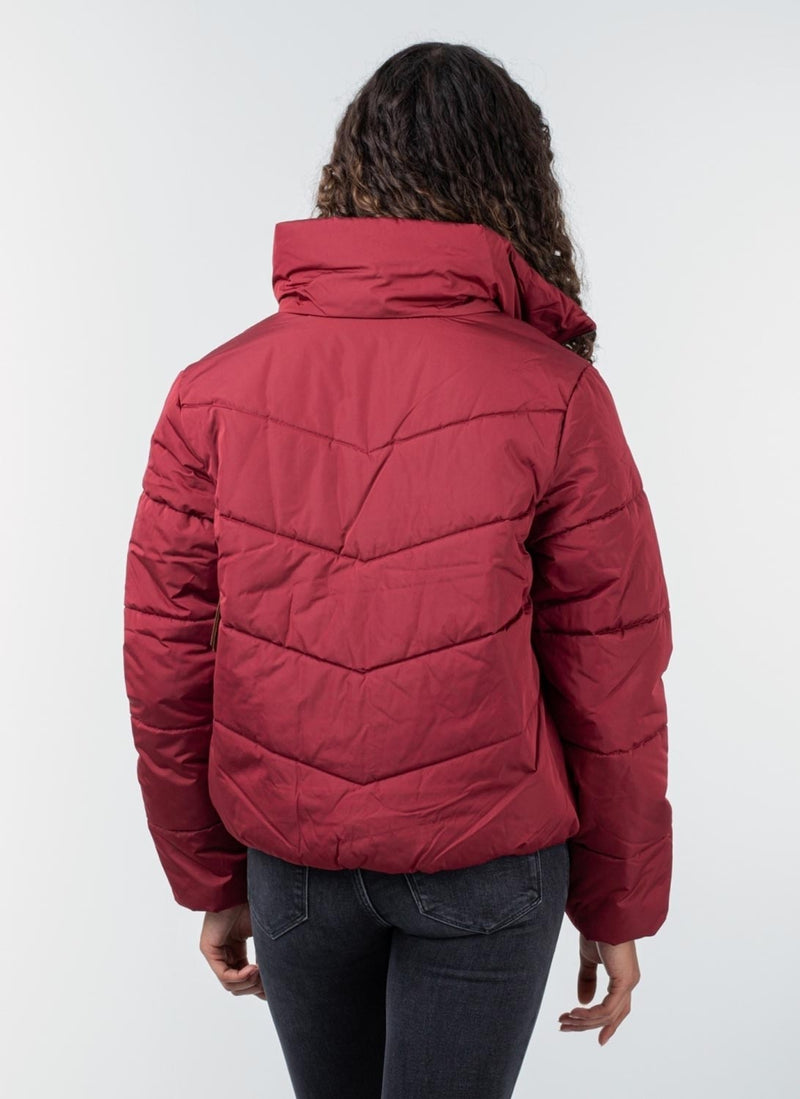 Vans - Blouson Foundry Puffer - Pomegranate - Femme