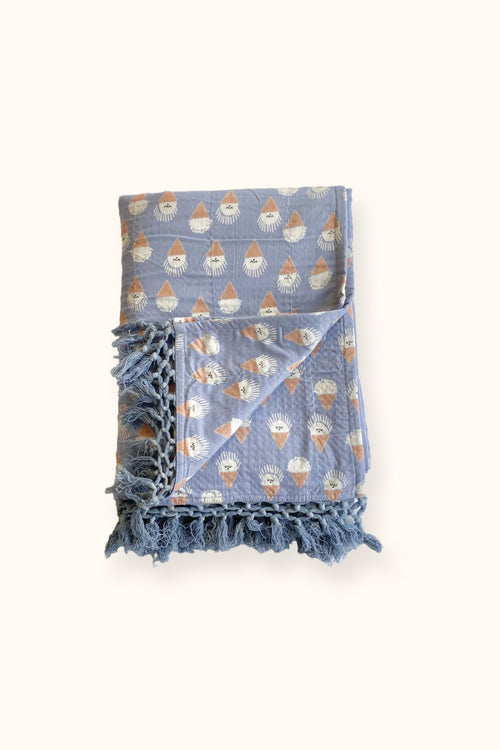 Fouta Kota "Sorbet" - Denim