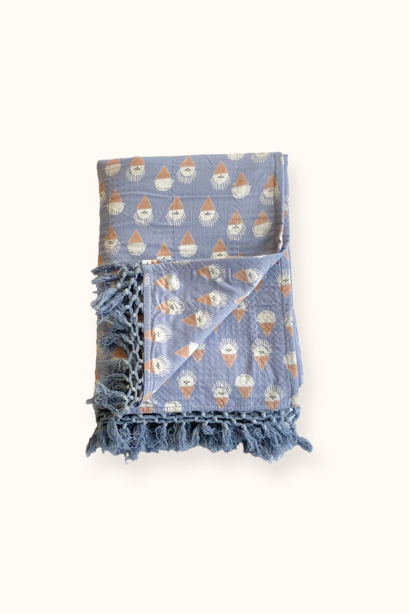 Fouta Kota "Sorbet" - Denim