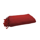 Fouta Eponge Unie Rouge- 100 x 200 cm | Towel